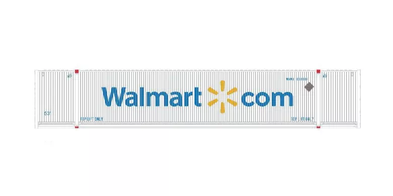 ScaleTrains 11603 HO Scale CIMC 53' Dry Container Walmart WAMU 3 Pack #1