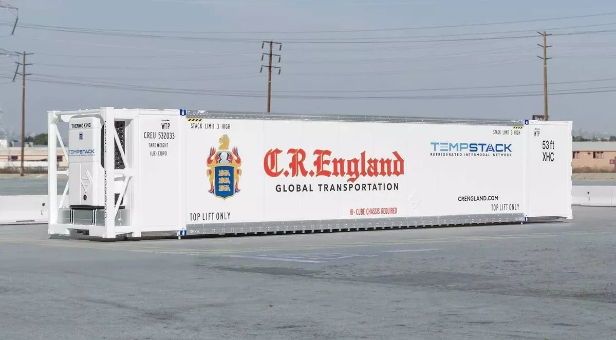 ScaleTrains 11700 HO Scale CIMC 53' Reefer Container CR England CREU 3 Pack #2