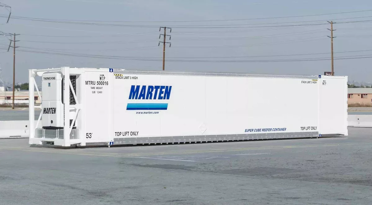 ScaleTrains 11712 HO Scale CIMC 53' Reefer Container Marten MTLU 3 Pack #1