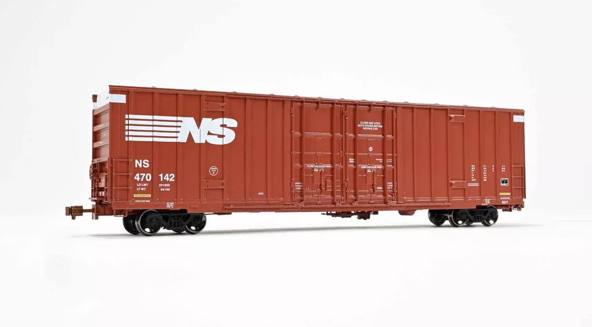 ScaleTrains Operator 11879 HO Scale Trinity 60' 7500 8' Double Plug Door High Cube Boxcar Norfolk Southern NS 470167