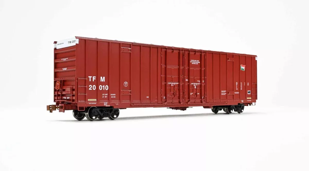 ScaleTrains Operator 11886 HO Scale Trinity 60' 7500 8' Double Plug Door High Cube Boxcar TFM 20038