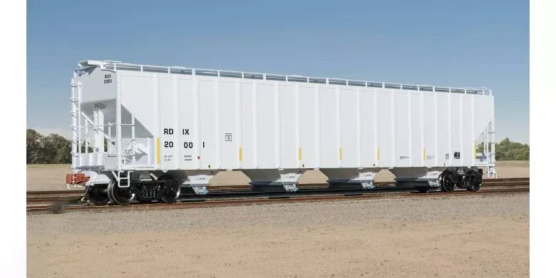 ScaleTrains Rivet 39458 HO Scale PS 5820 Covered Hopper Entec Polymers RDIX 20072