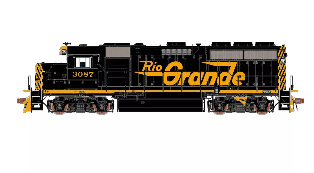 ScaleTrains Rivet 40184 HO Scale EMD GP40 Phase IIc D&RGW 3092
