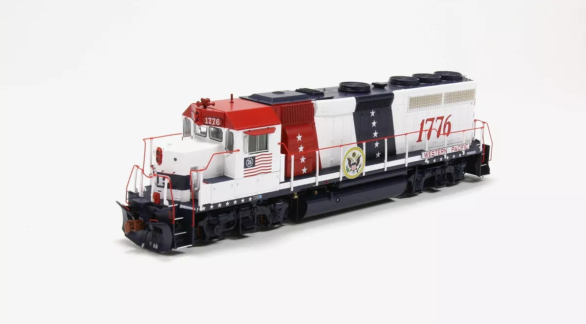 ScaleTrains Rivet 40224 HO Scale EMD GP40 Phase IIc Bicentennial WP 1776