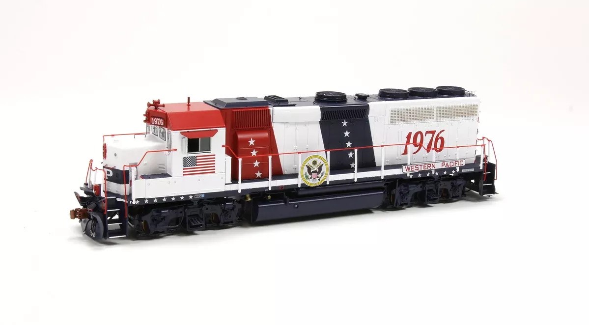 ScaleTrains Rivet 40226 HO Scale EMD GP40 Phase IIc Bicentennial WP 1976