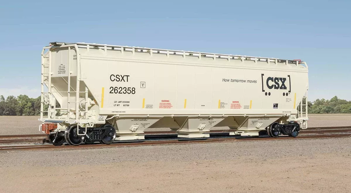 ScaleTrains Rivet 40400 HO Scale Gunderson 5188 Covered Hopper CSXT 261802