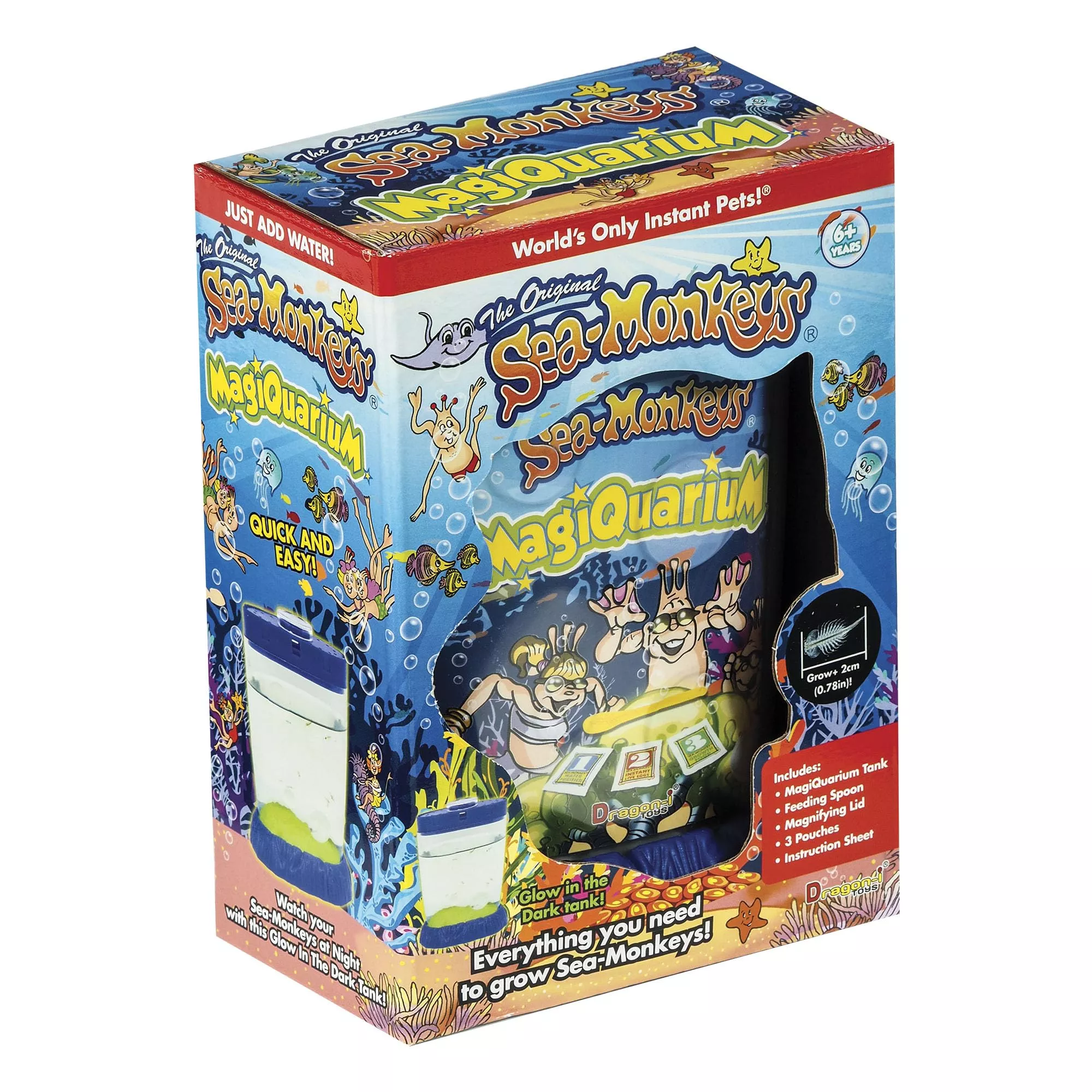 Sea Monkey's Instant Sea-Monkeys Kit with Mystery Light, Blue, 4.5