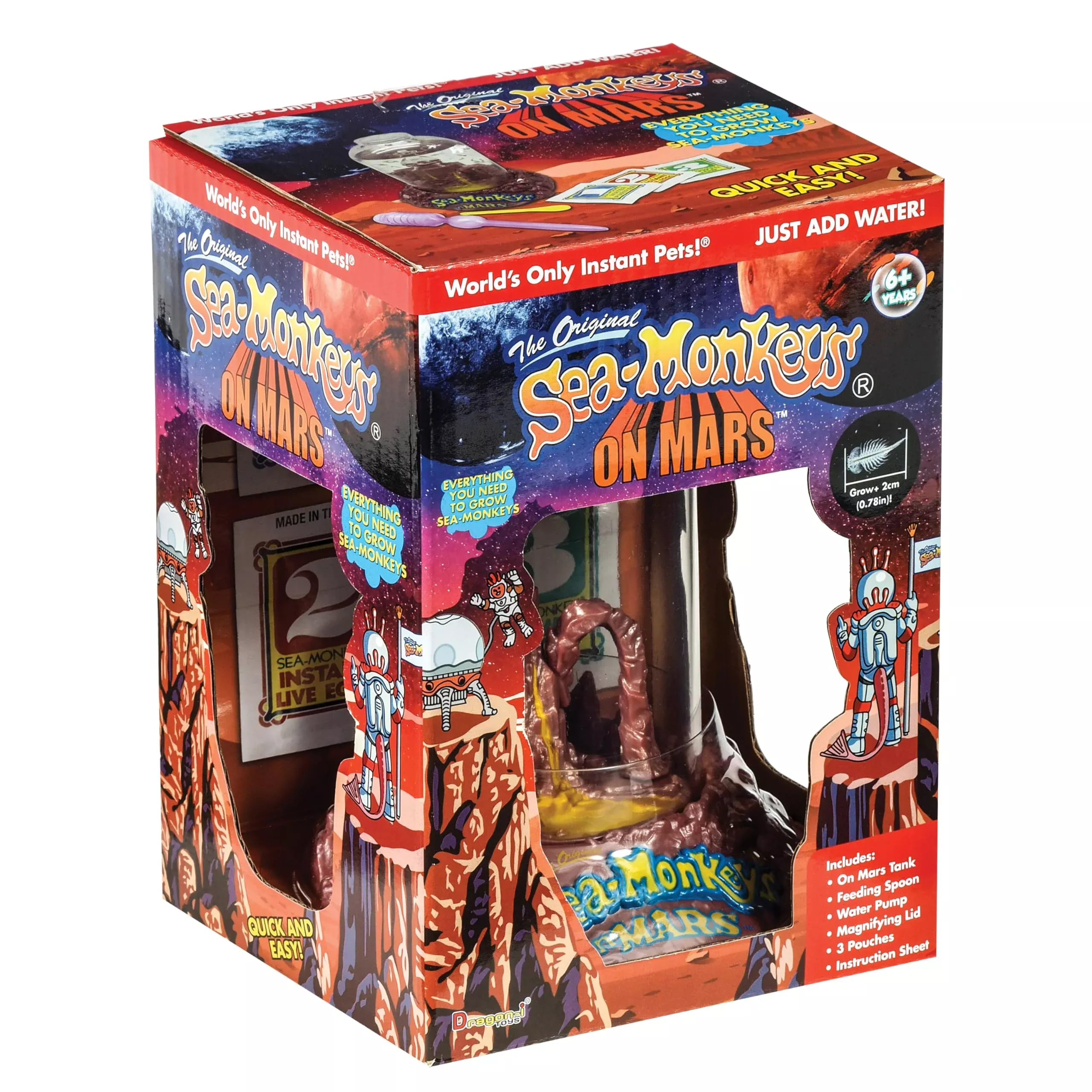 Sea Monkey's Sea Monkeys on Mars Aquarium with Magnifier and Accessories