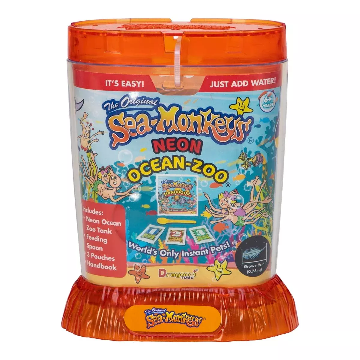 Sea-Monkeys Live Sea Monkeys Aquarium Set, Small Clear Tank