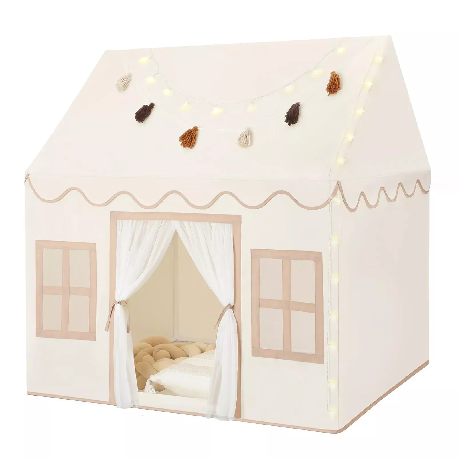 SENODEER Kids Play Tent Gray Small Indoor/Outdoor Durable Polyester