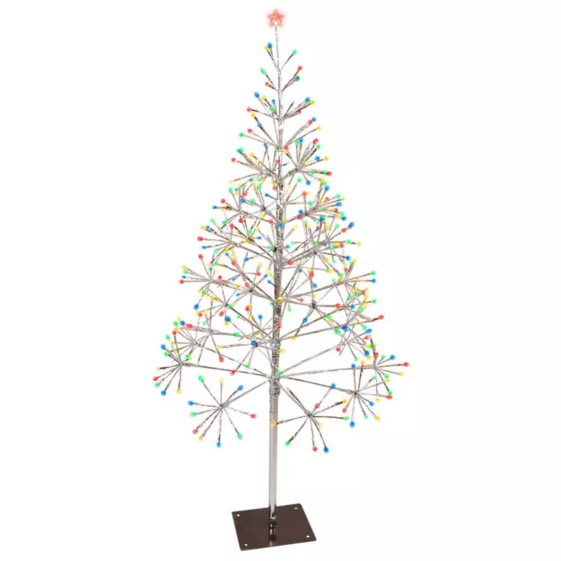 Shimmering Multi-Colored LED Twinkle Tree Decorations
