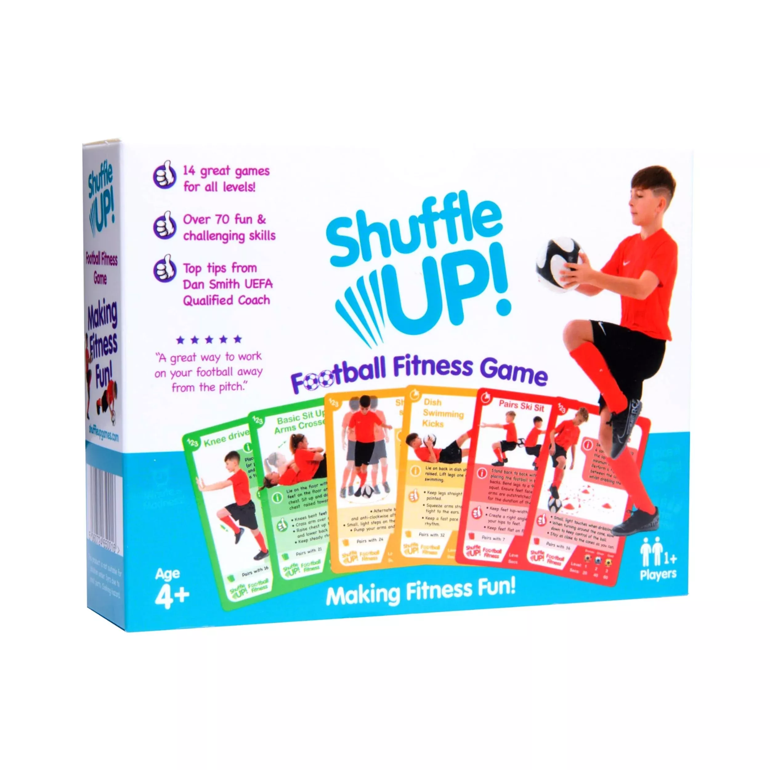 Shuffle Up Soccer Card Games for Kids, Multicolored, Medium Size