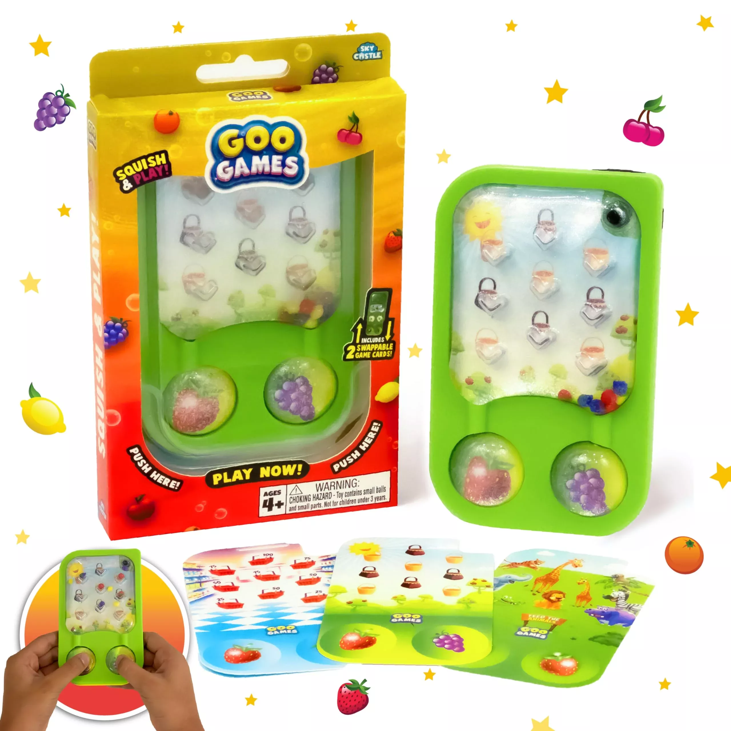 Sky Castle GooGames Hand-Held Water Game, Medium Size, Non-Toxic Plast