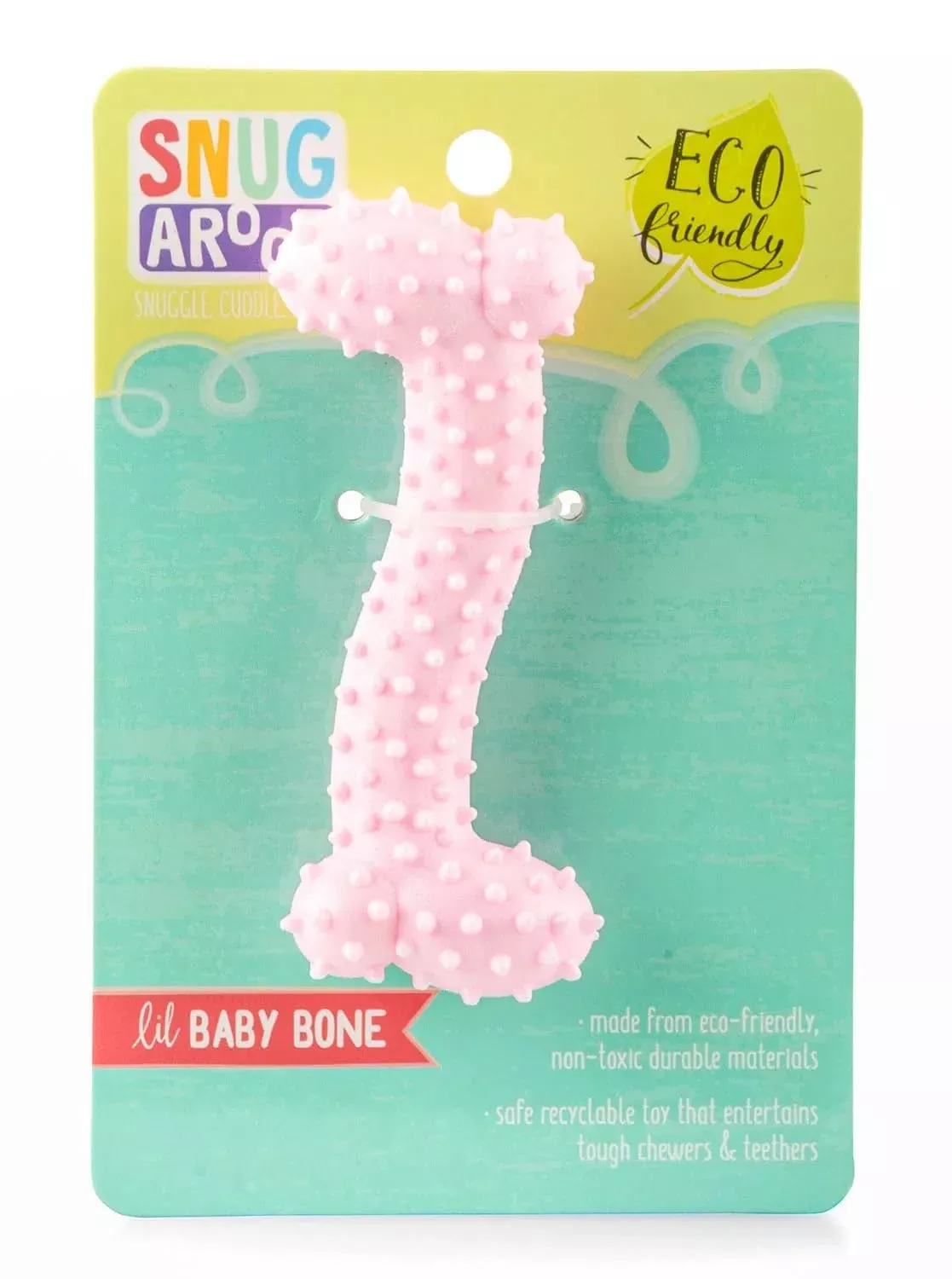 Snugarooz Lil Baby Bone, 4.25'' Colors: Pink