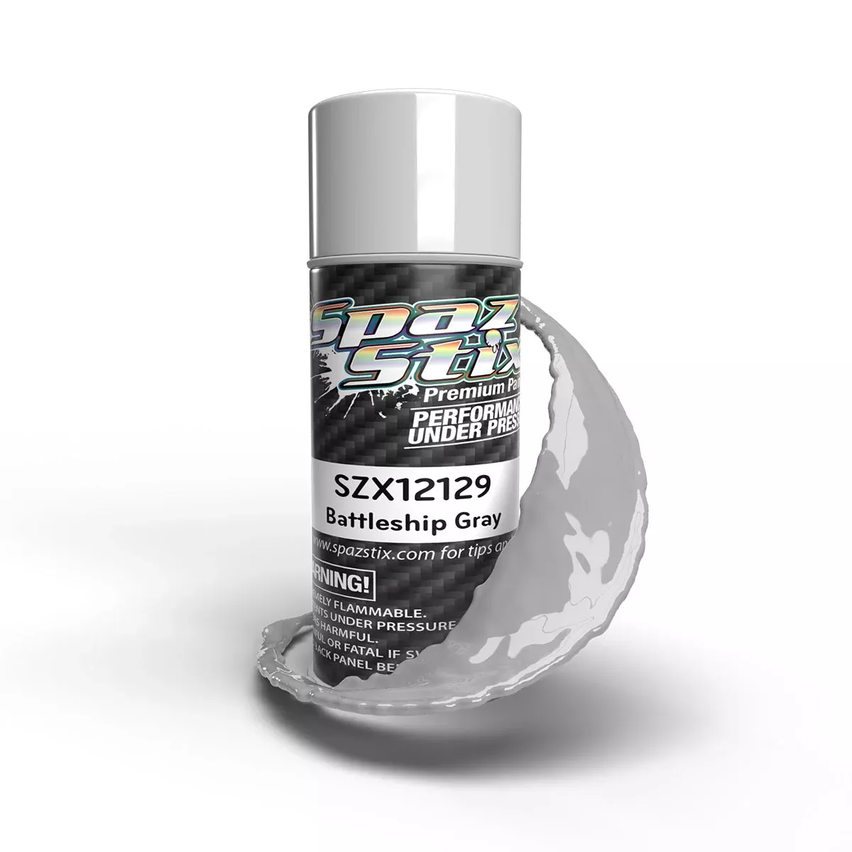 Spaz Stix 12129Battleship Gray Aerosol Paint 3.5oz