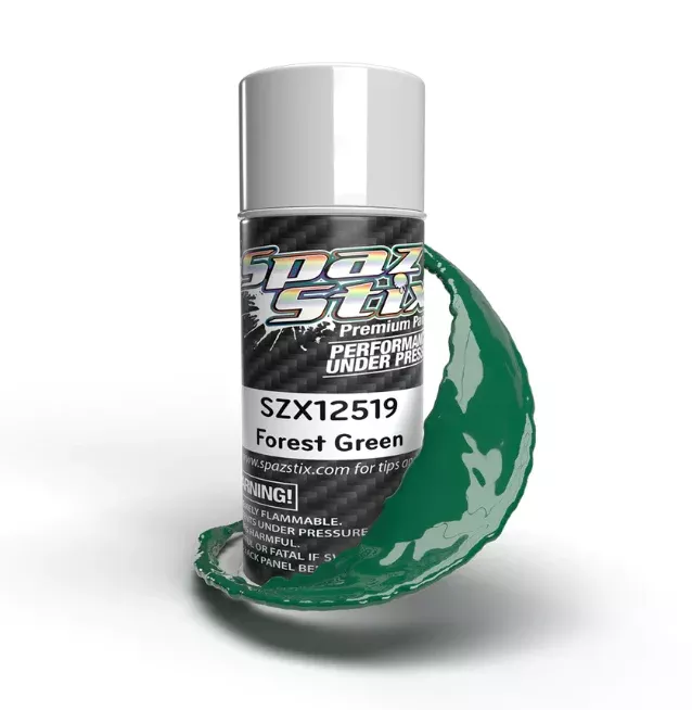 Spaz Stix 12519 Forest Green Spray Paint 3.5oz