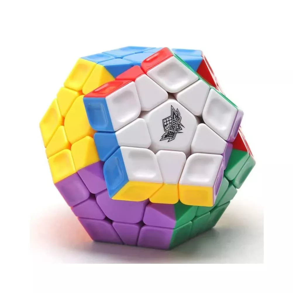Speed Cube Cyclone Boys Megaminx Stickerless Cube Puzzle Toy Pentagona
