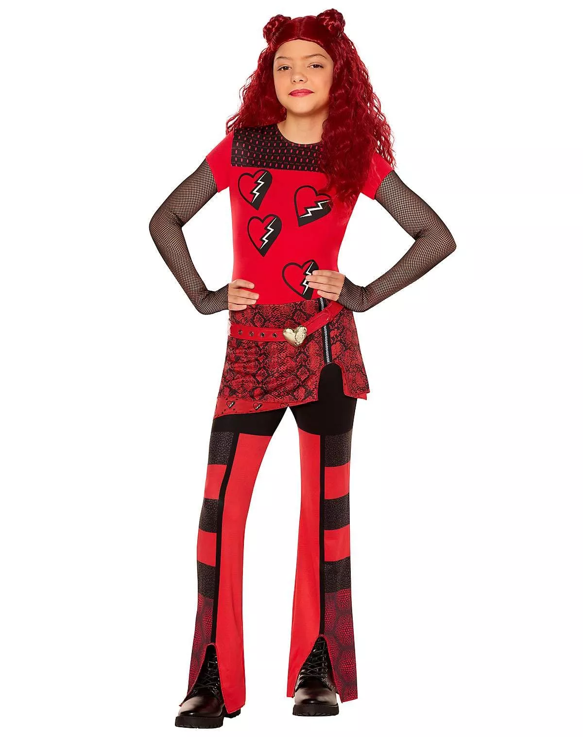 Spirit Halloween Kids Red Jumpsuit Costume Medium Multicolor