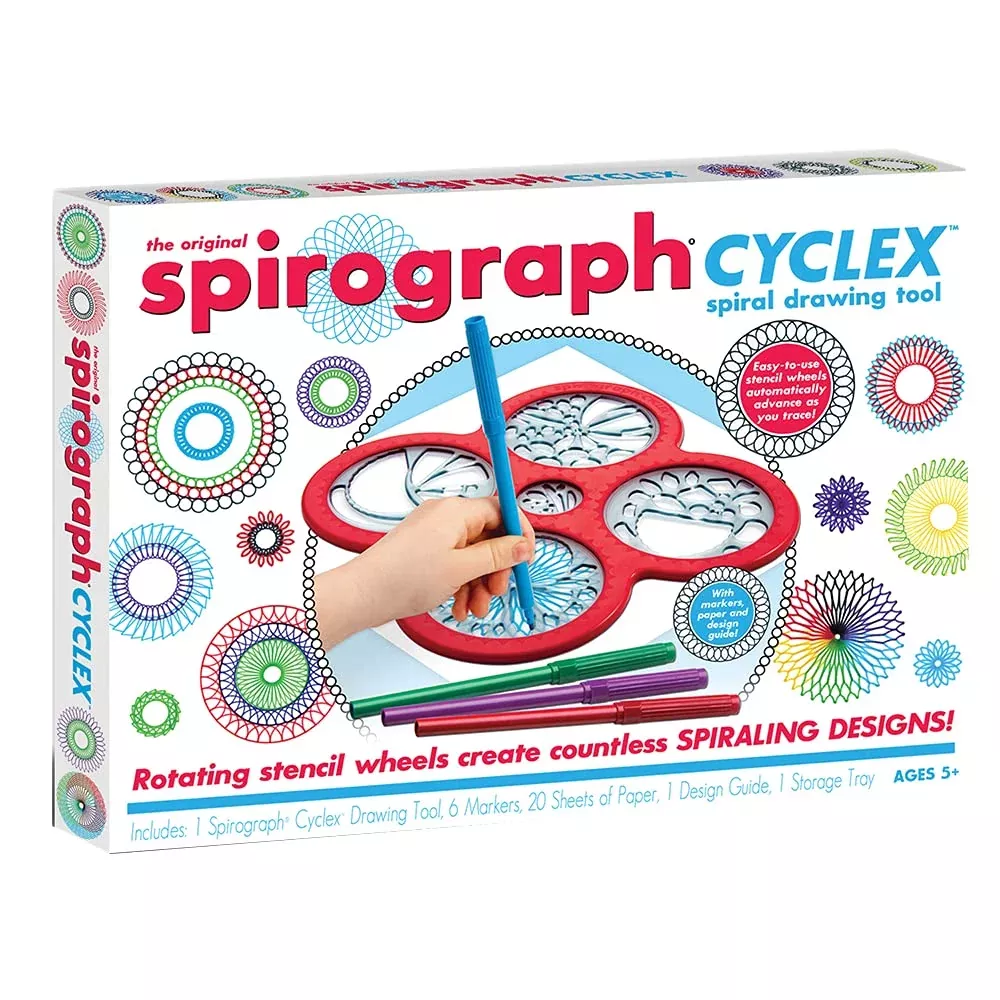 Spirograph Cyclex Drawing Tool Set - 27 Pieces - Multi Color