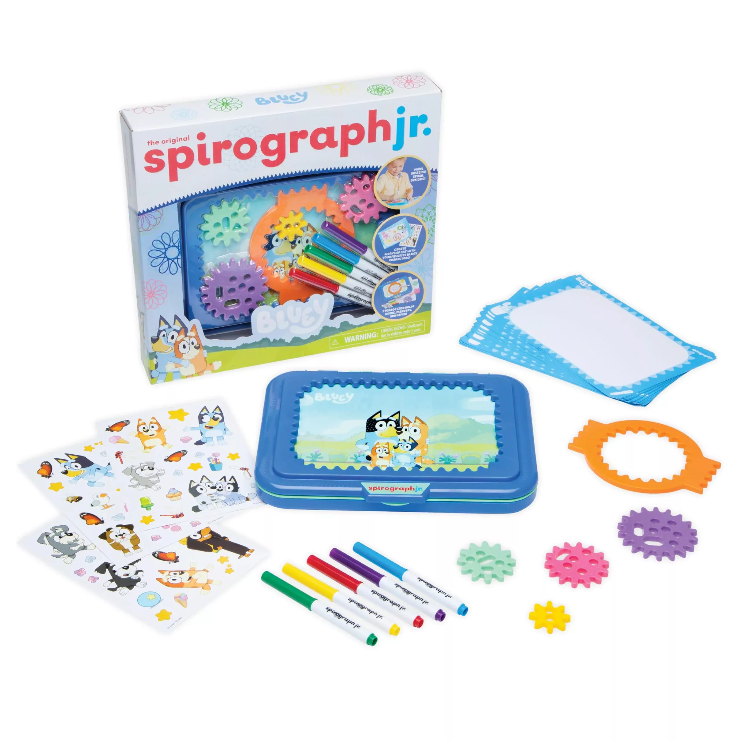 Spirograph Jr Drawing Art Kit - Toddler Crafts with Washable Markers,