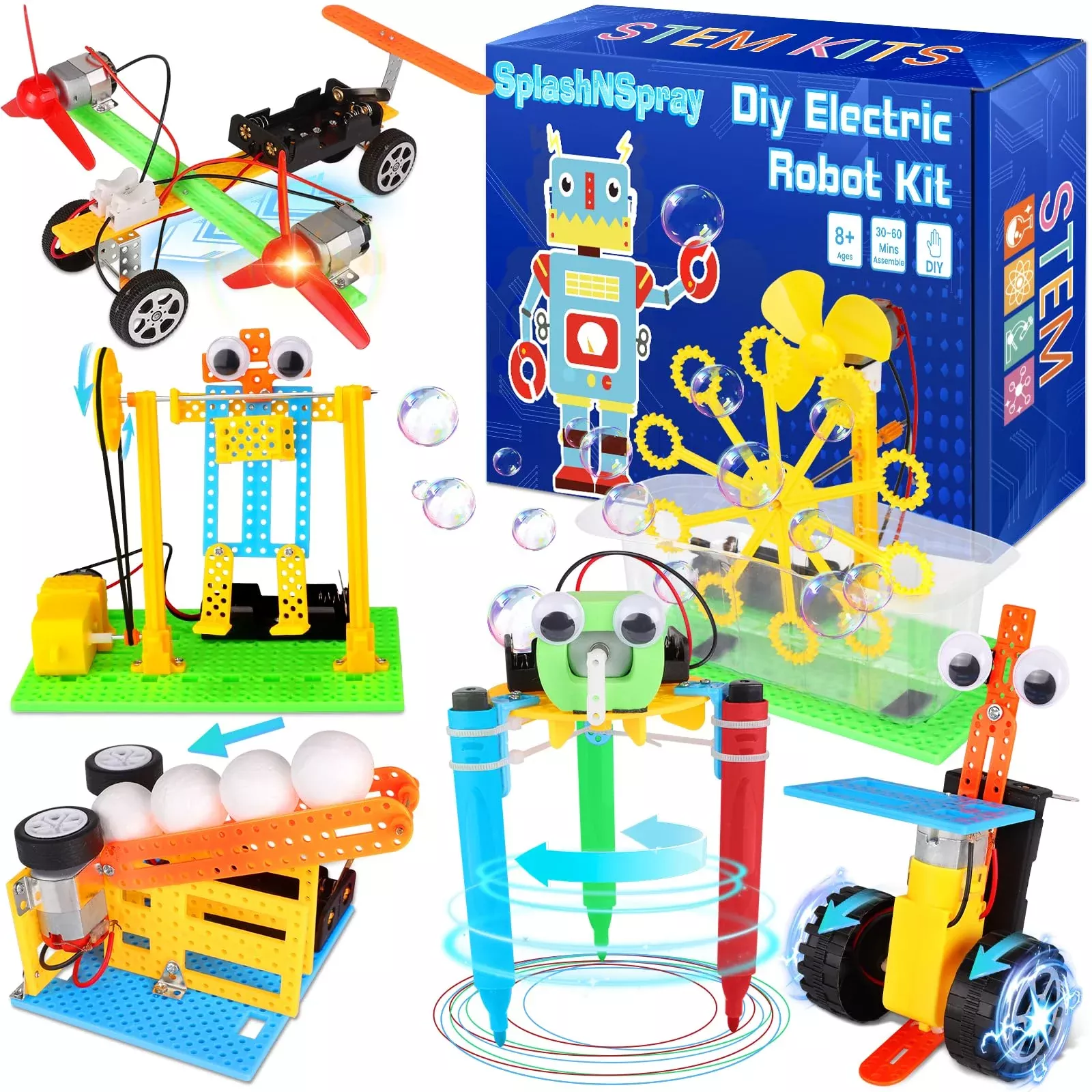 Splashnspray Stem Robotics Science Kit For Kids Age 8-12, Educational