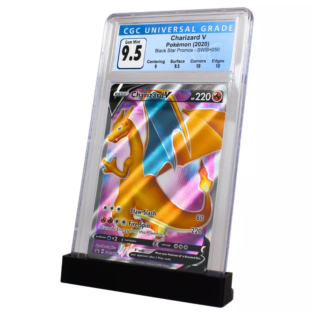Stand Up Displays Basic Stands - CGC - Black - 5 Pack