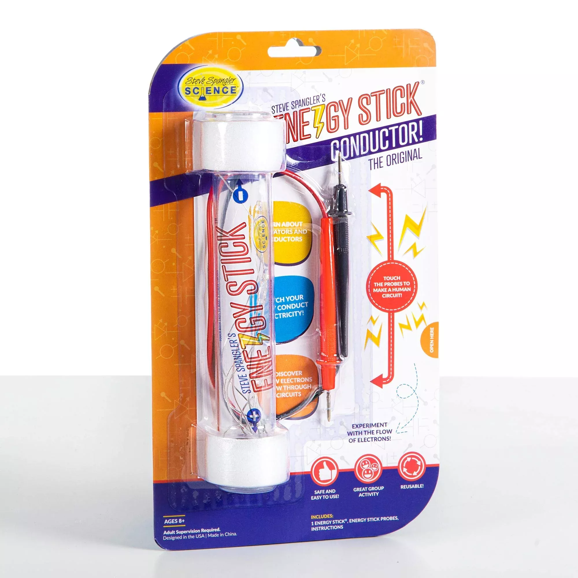 Steve Spangler Science Energy Stick Interactive Learning Tool Red