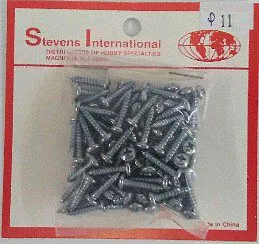 Stevens P11 Track Screws for Lionel O-27 & O (100 Pack)
