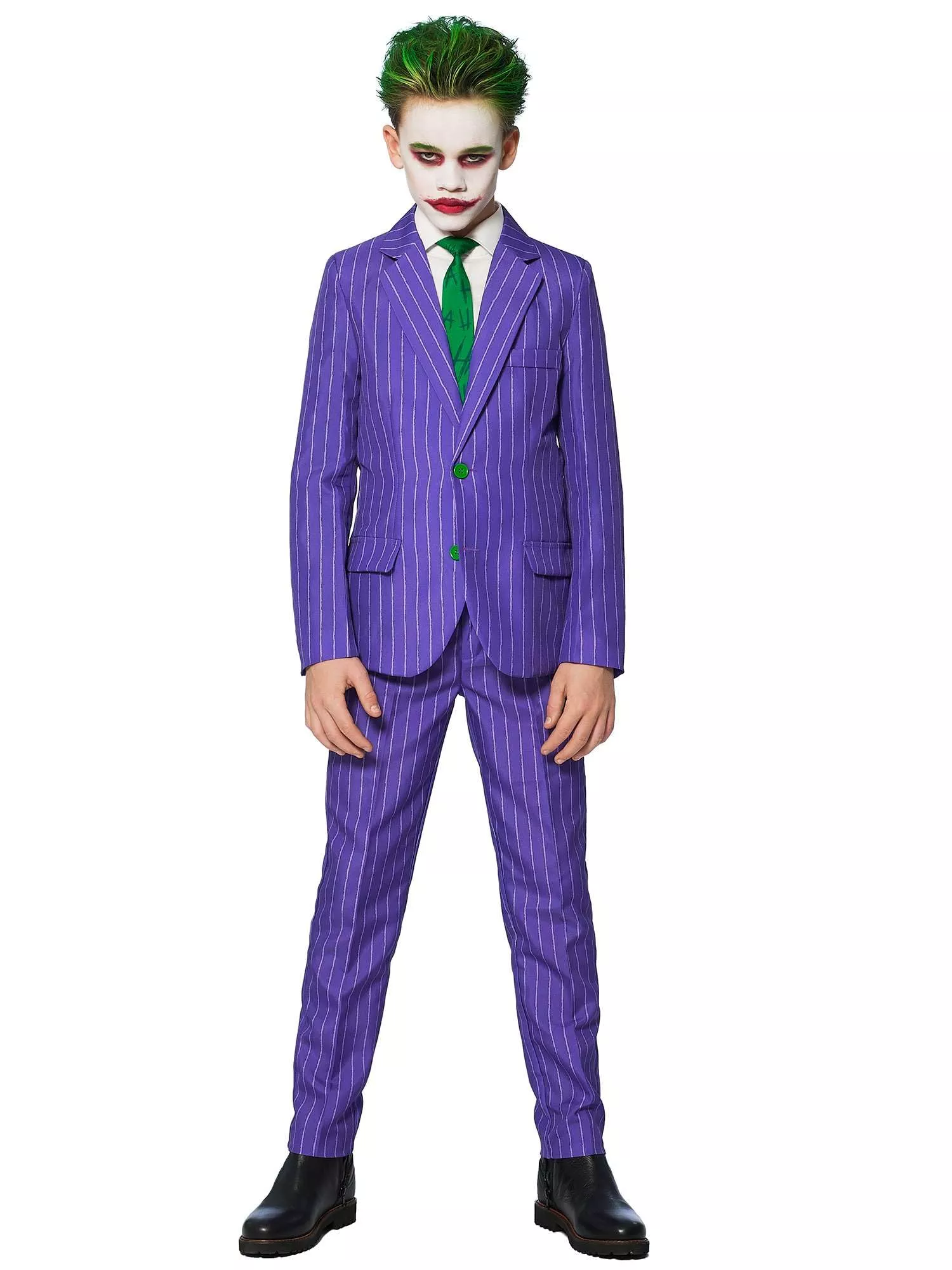 Suitmeister Boys Joker Costume X-Large Purple 100% Polyester