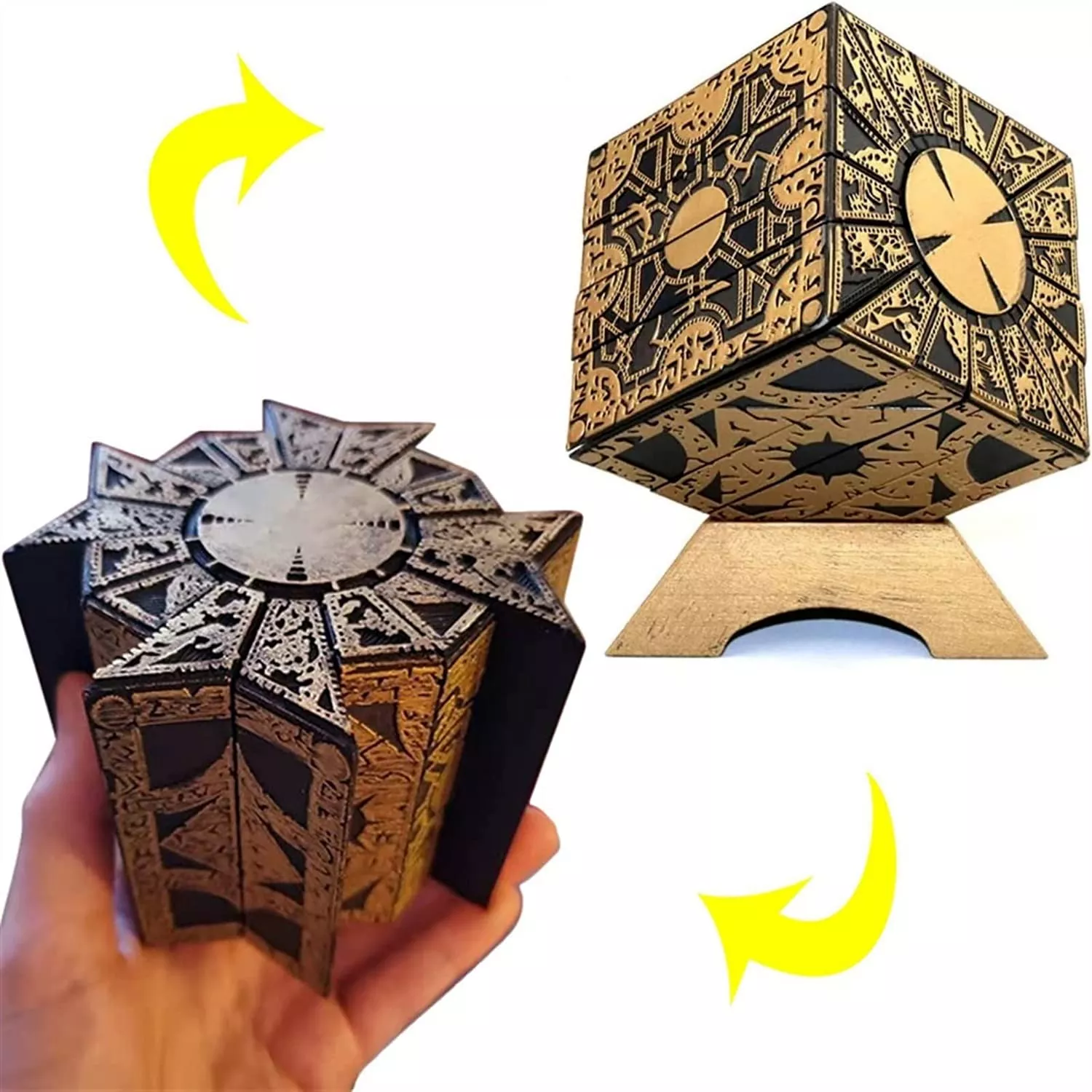 SUIZU Hellraiser Puzzle Box Mystery Box 3x3in Standard Medium