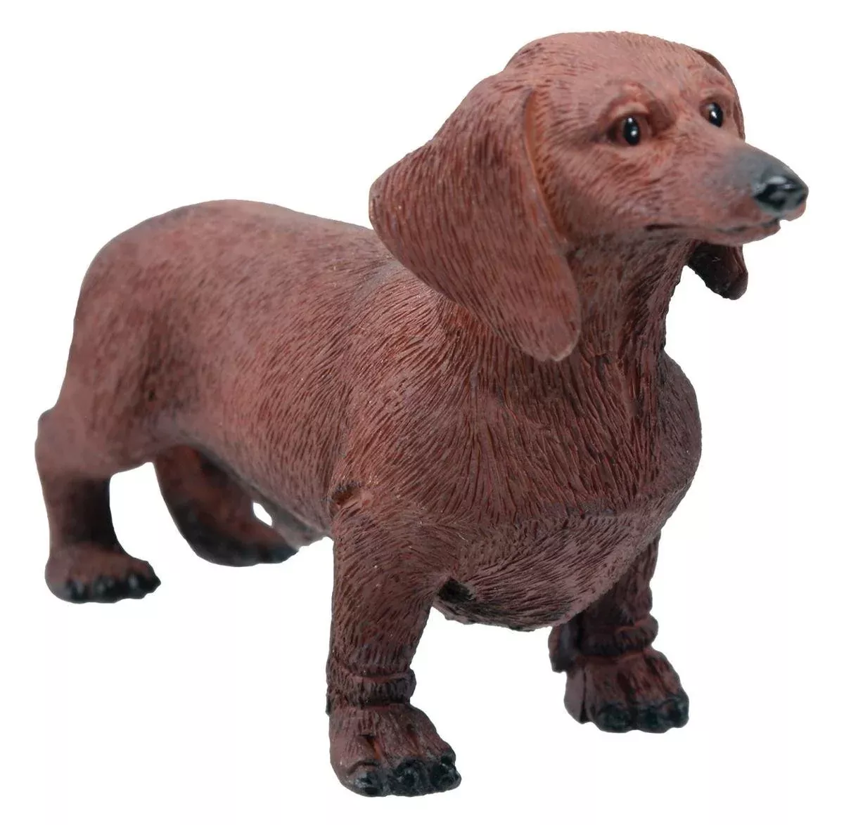 SUMMIT COLLECTION Chocolate Dachshund Figurine Statue 3.75" Brown Resin