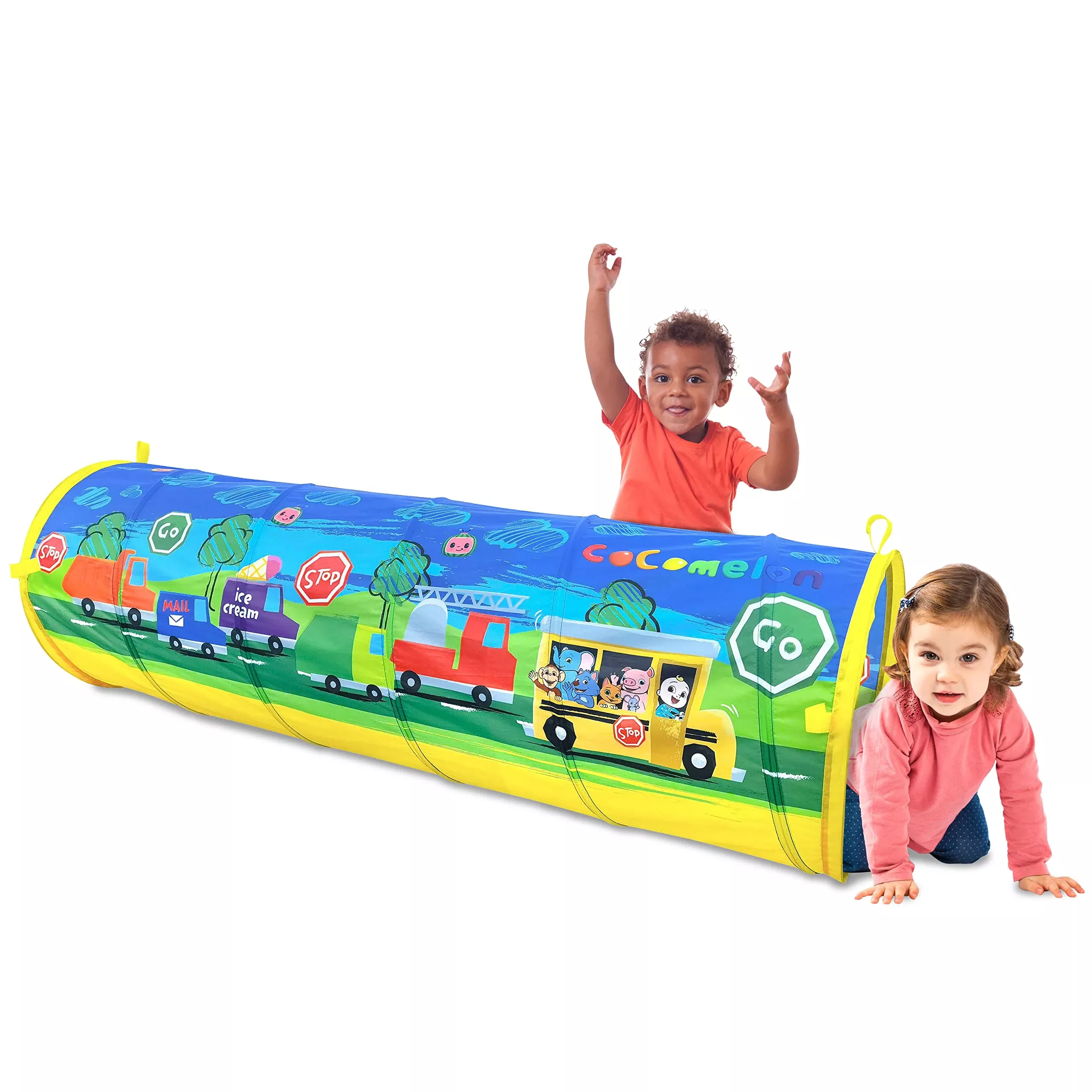 Sunny Days Entertainment CoComelon Traffic Play Tunnel 5ft Blue