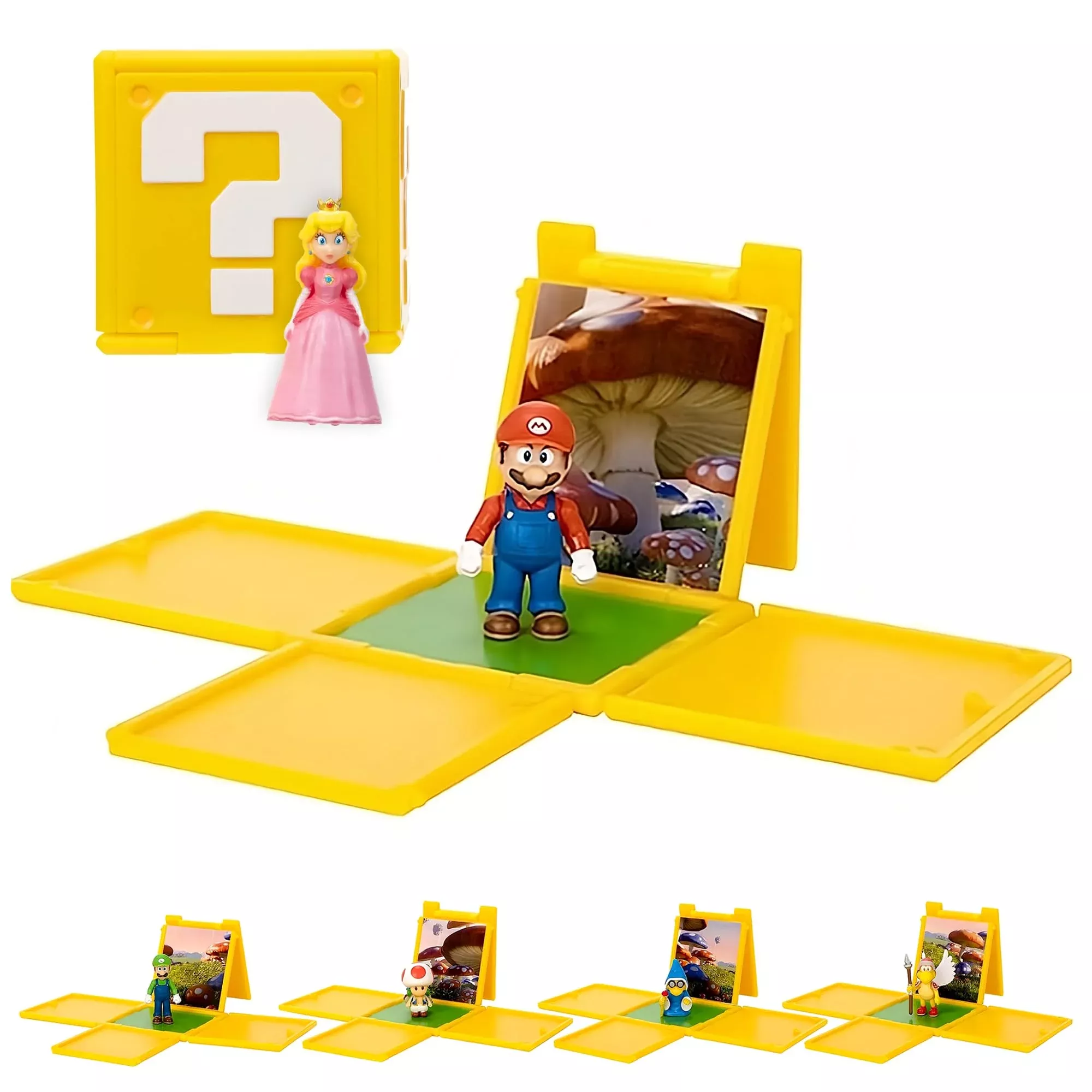 THE SUPER MARIO BROS. MOVIE 1.25” Mini Figure 6-Pack - Includes Mario,