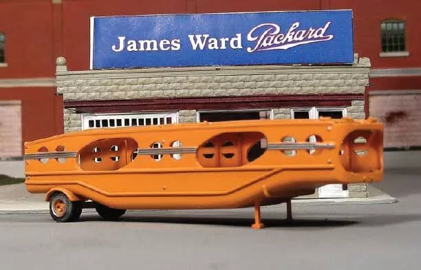 Sylvan Scale Models T-025 HO Scale 1940's Mechanical Handling Systems MHS Auto Carrier Trailer Resin Kit