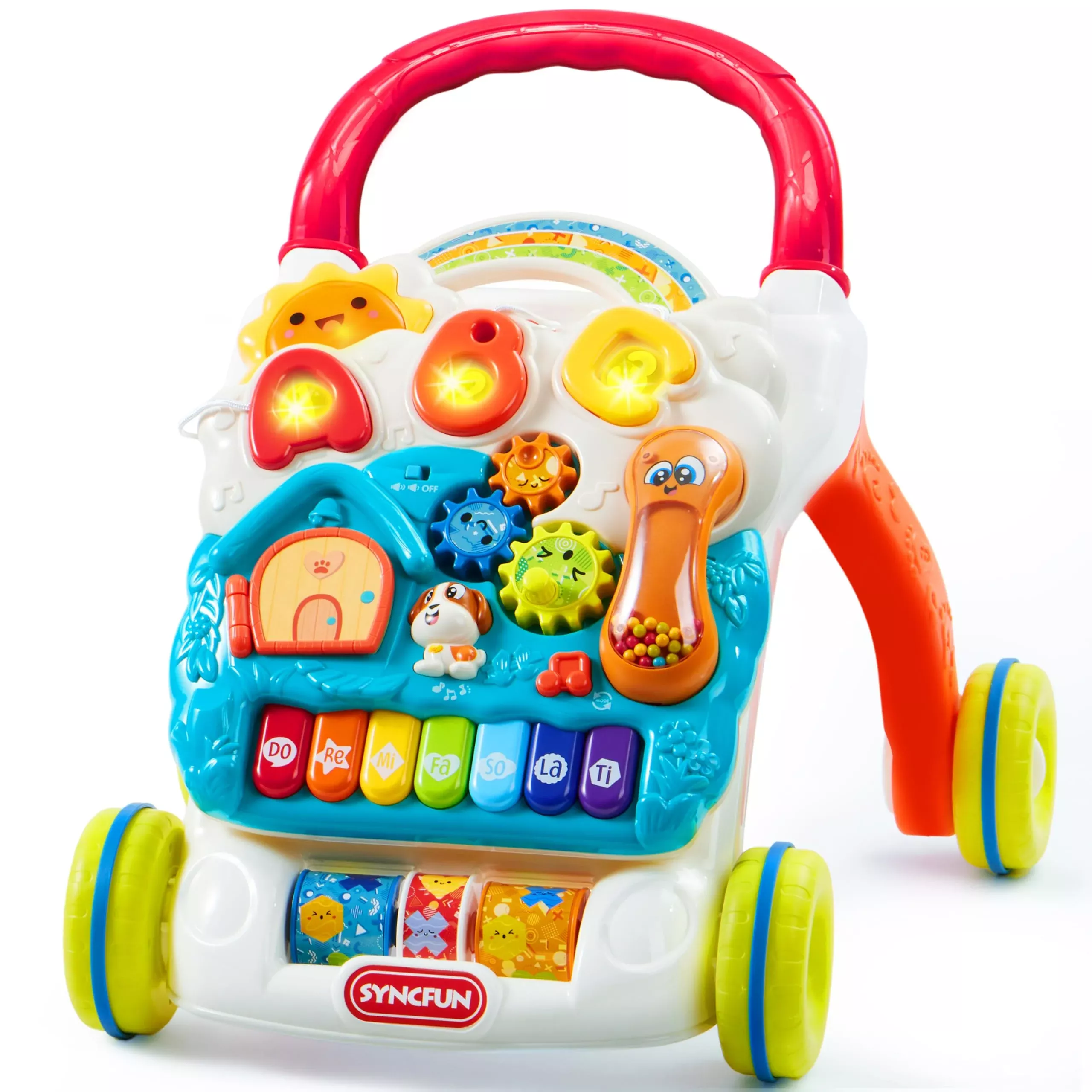 Syncfun Baby Learning Walker, 2 In 1 Sit To Stand Learning Toys, Baby