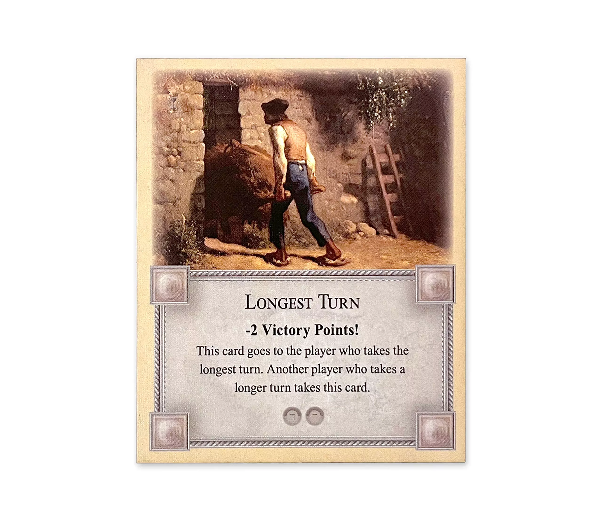 Tabletop Monthly Game Cards for Catan, 2.5x3.8 inches,