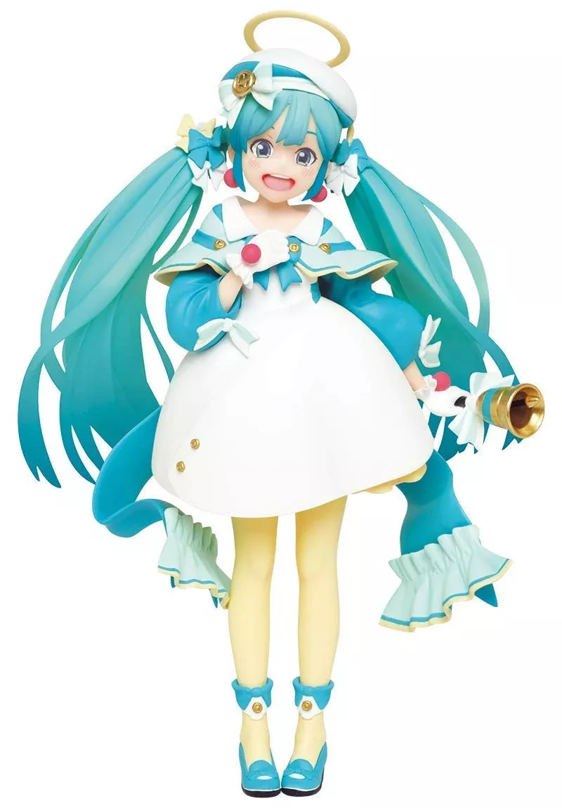 Taito Hatsune Miku Vocaloid Figure 7" White Limited Edition