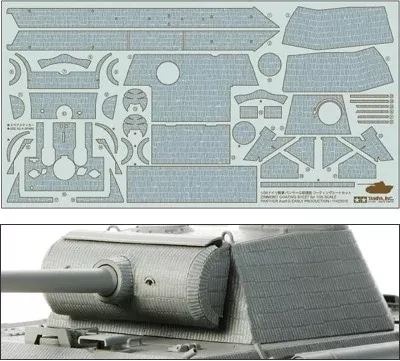 Tamiya 12646 1/35 Zimmerit Coating Sheet Fits 35170 Panther Kit