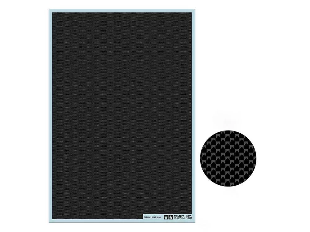 Tamiya 12680 Carbon Fiber Patter Decal Set