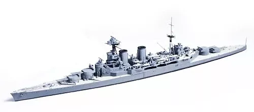 Tamiya 31806 1/700 Battlecruiser HMS Hood and E Class Destroyer Waterline Model Kit