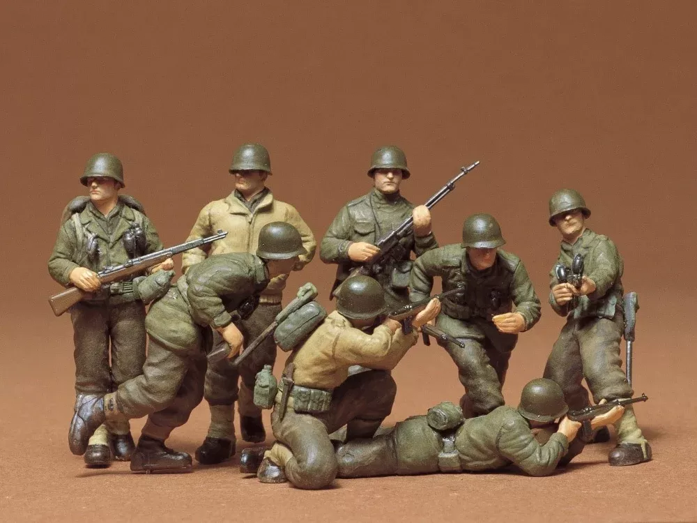 Tamiya 35048 1/35 US Infantry Soldiers Figure Set Kit