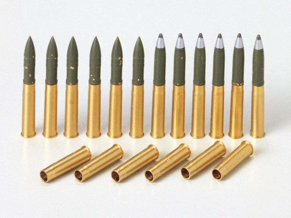 Tamiya 35191 1/35 M4 Sherman Brass 75mm Projectiles