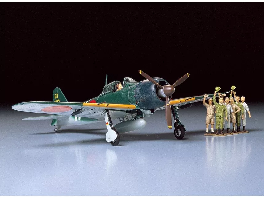 Tamiya 61027 1/48 A6M5C Zero Type 52 Fighter Plane Kit