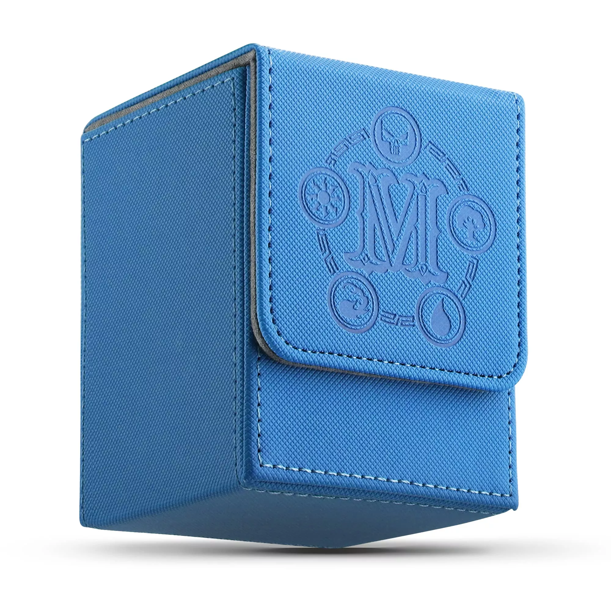 TCGUARD Card Deck Box for Magic Commander - Blue, 3.2 x 3