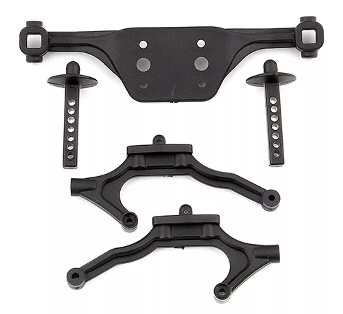 Team Associated 71038 ProSC10 Reflex DB10 DR10 and Trophy Rat Rear Body Mounts