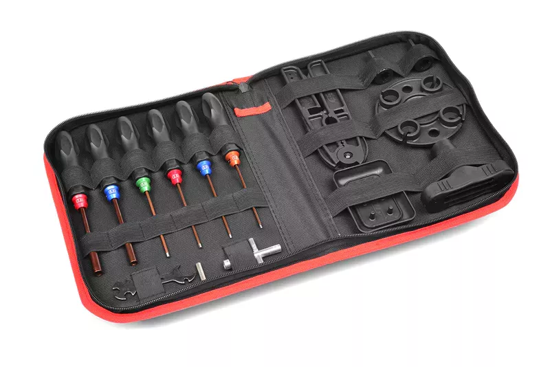 Team Corally C-16250 16 Piece RC Car Tool Set Includes Tool Bag
