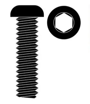 Team Corally C-3003-30-06 Steel M3 x 6mm Hex Button Head Screws (10 Pack)