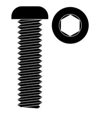 Team Corally C-3003-30-20 Steel M3 x 20mm Hex Button Head Screws (10 Pack)