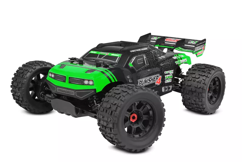 Team Corally COR00292-GPunisher 4S Monster Truck RTR Version - Green