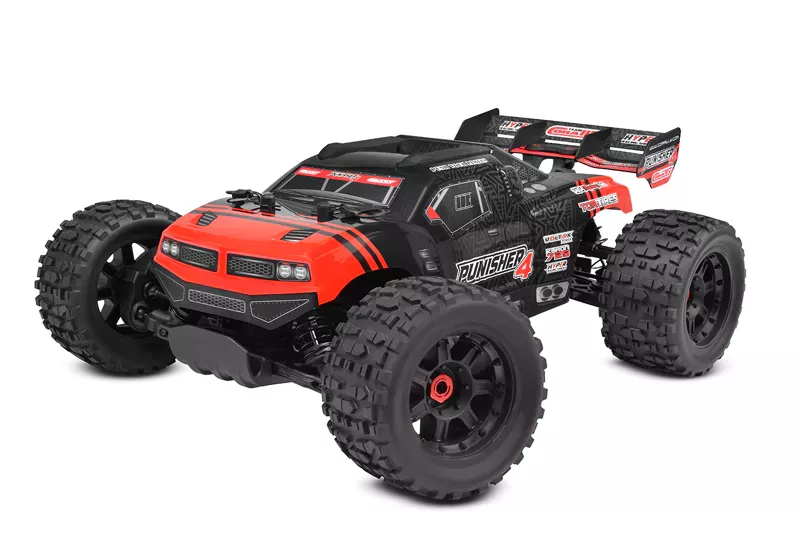 Team Corally COR00292-RPunisher 4S Monster Truck RTR Version - Red